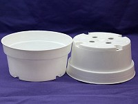 5" White Pan Pot